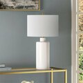 Henn & Hart Matte Table Lamp, White - Ceramic TL0770